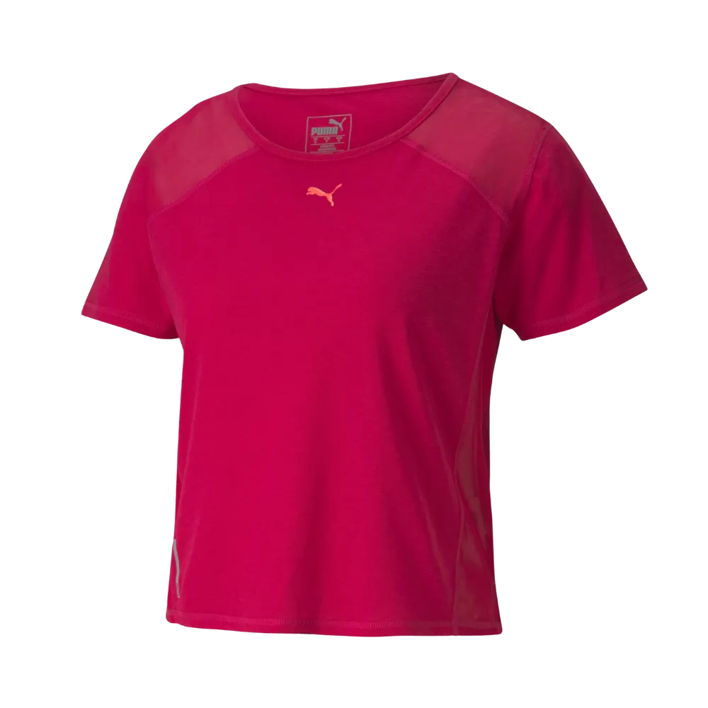 Puma Women  Wo Be Bold Mesh Short Sleeve Tee