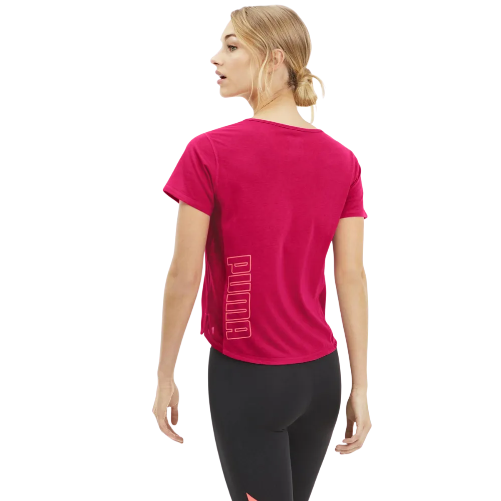 Puma Women  Wo Be Bold Mesh Short Sleeve Tee