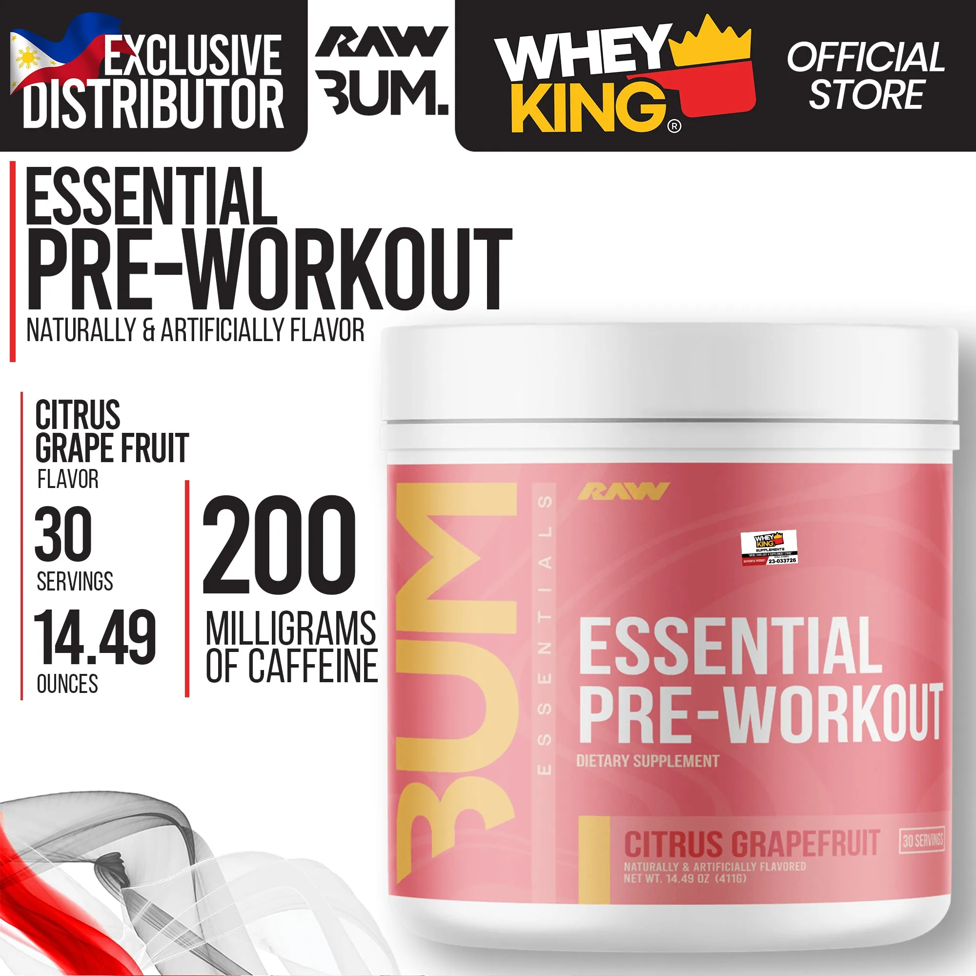 RAW Nutrition | CBUM - Essential Pre-Workout