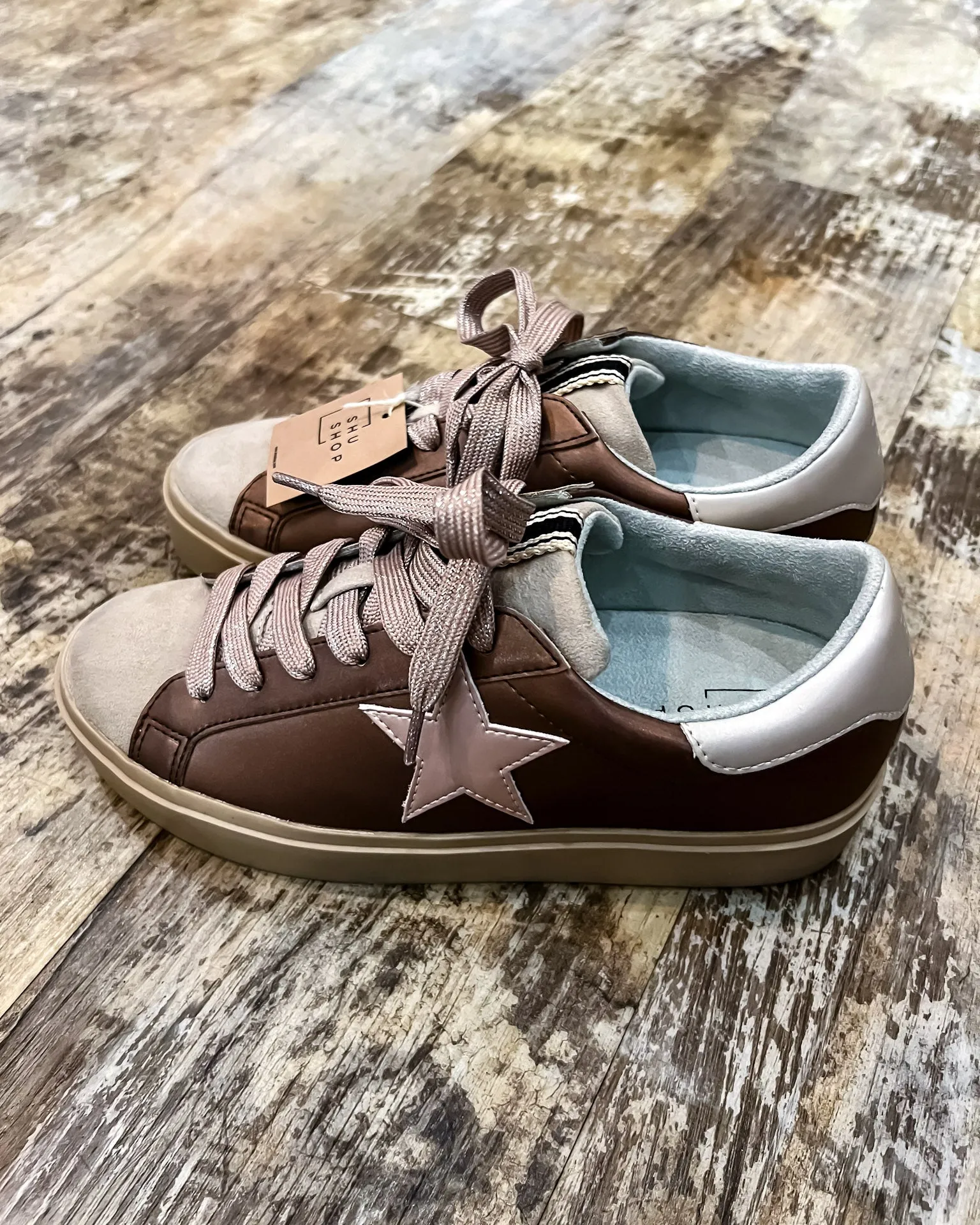 Reba Dark Taupe Fashion Sneakers