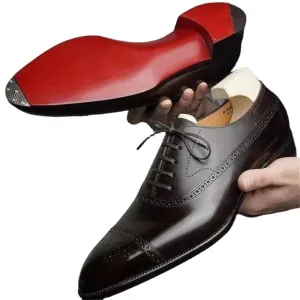 Red Sole Brogue Shoes of Men