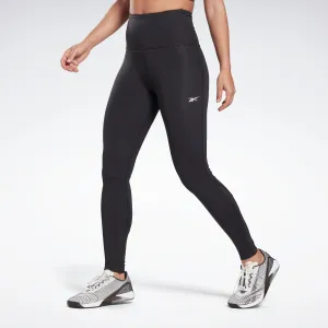 Reebok Apparel Women Lux Perform High-Rise Leggings Black