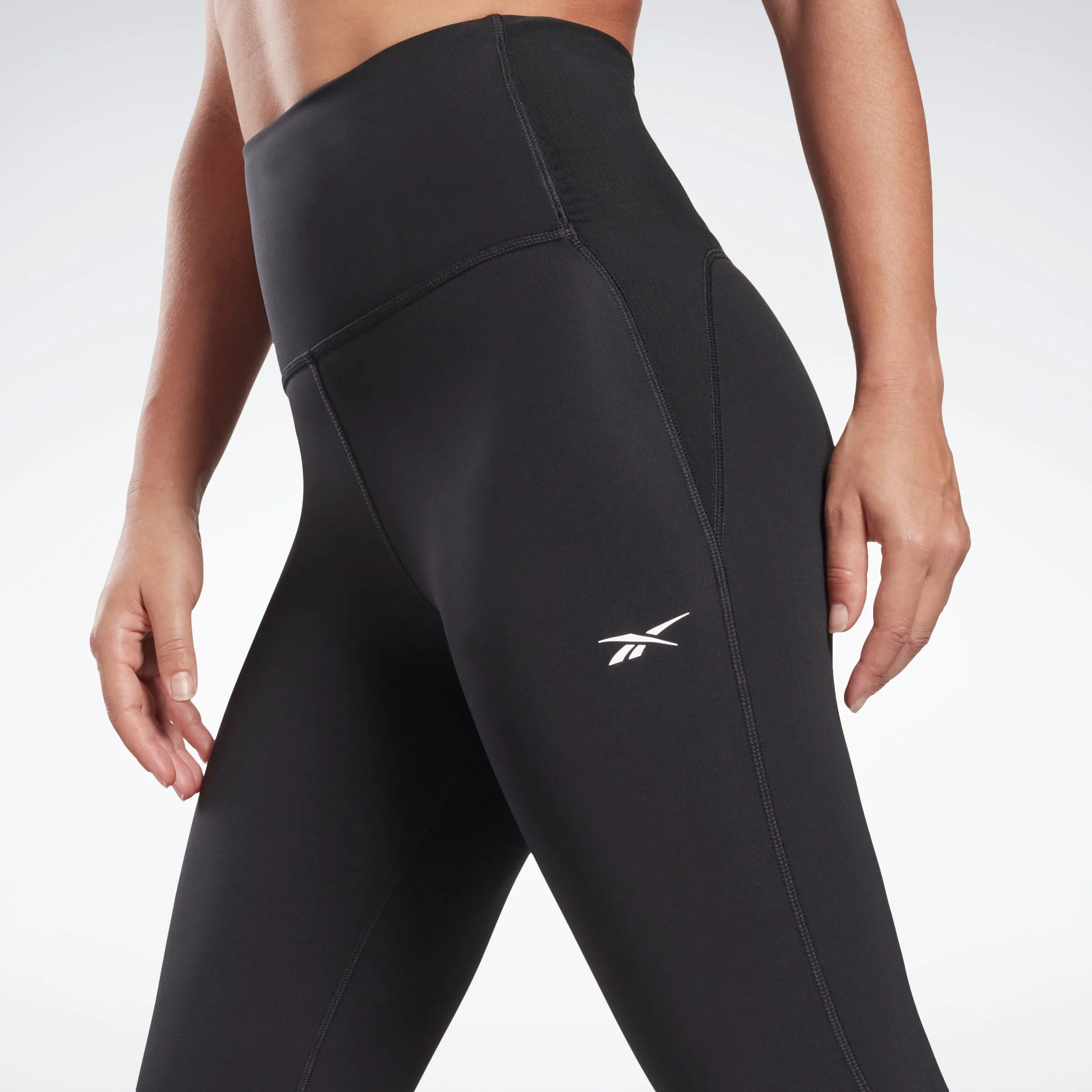 Reebok Apparel Women Lux Perform High-Rise Leggings Black