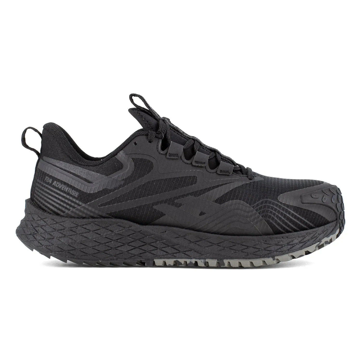 Reebok Womens FE4 Adventure Black Microfiber Athletic Work Shoes