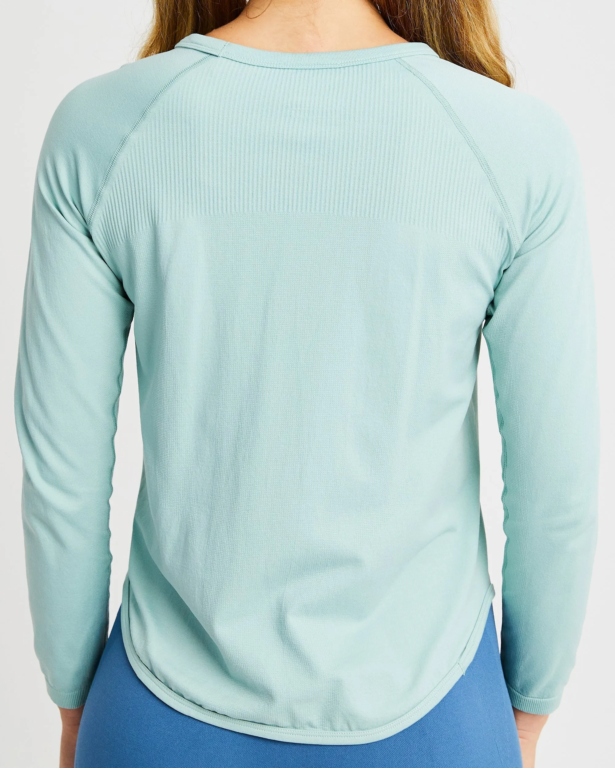 Reform Seamless Long Sleeve T Shirt - Sage Green