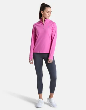 Relentless 1/4 Zip in Empower Pink