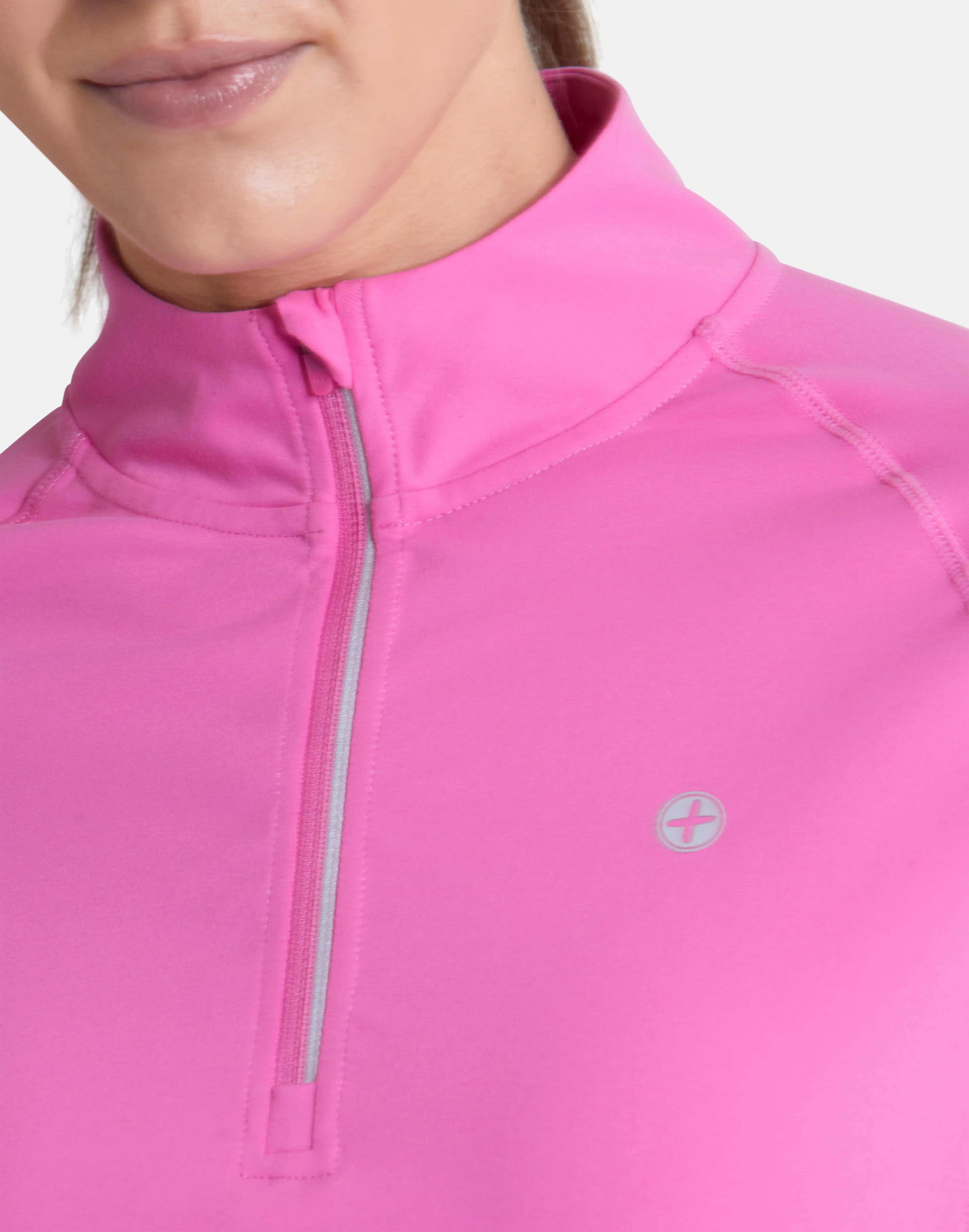 Relentless 1/4 Zip in Empower Pink