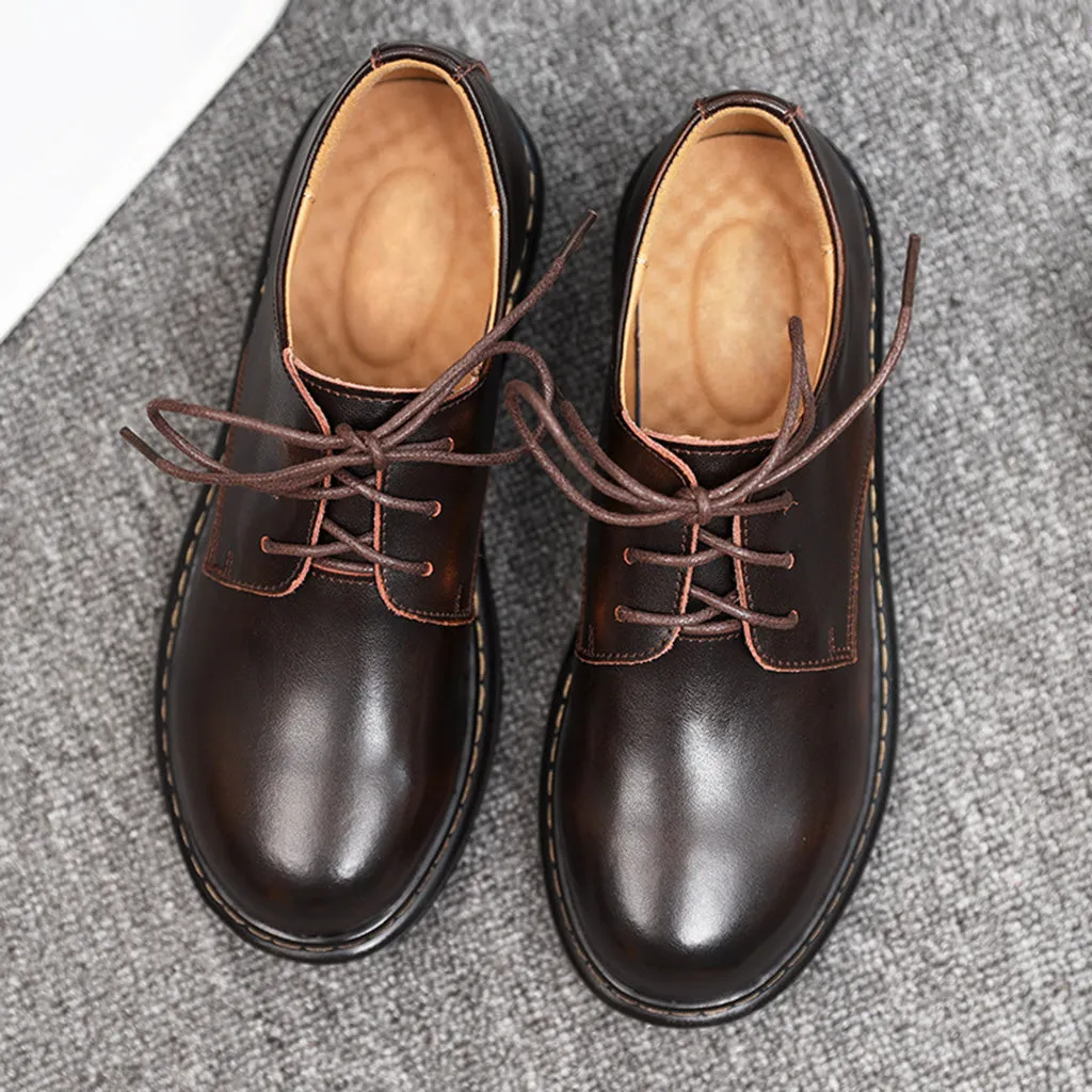 Retro British Style Leather Shoes | Gift Shoes