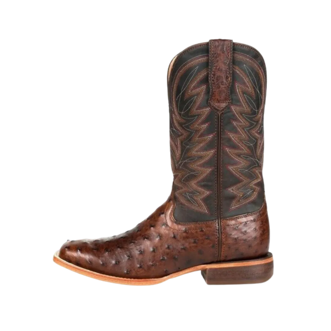 Rocky Boot Durango Men's Premium Exotic Full-Quill Antiqued Saddle Boot