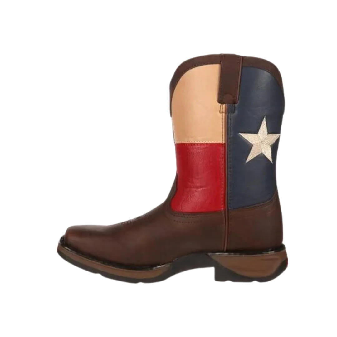 Rocky Lil' Durango Boy's Texas Flag Western Boot