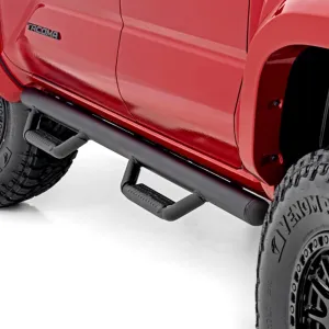 Rough Country Nerf Steps Cab Length | 2024  Toyota Tacoma