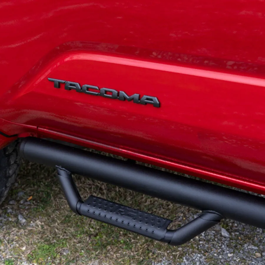 Rough Country Nerf Steps Cab Length | 2024  Toyota Tacoma