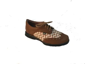 Sandbaggers: Women's Golf Shoes - Charlie Butterscotch Weave