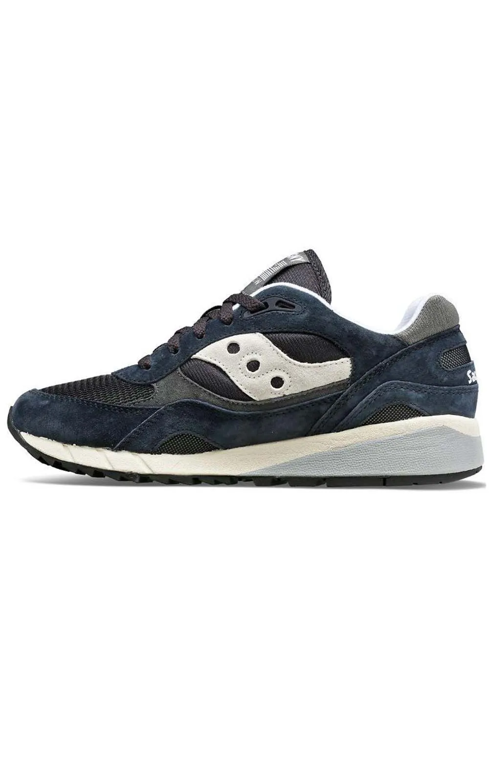 Saucony Shadow 6000 Retro Running Shoes - Navy and Grey