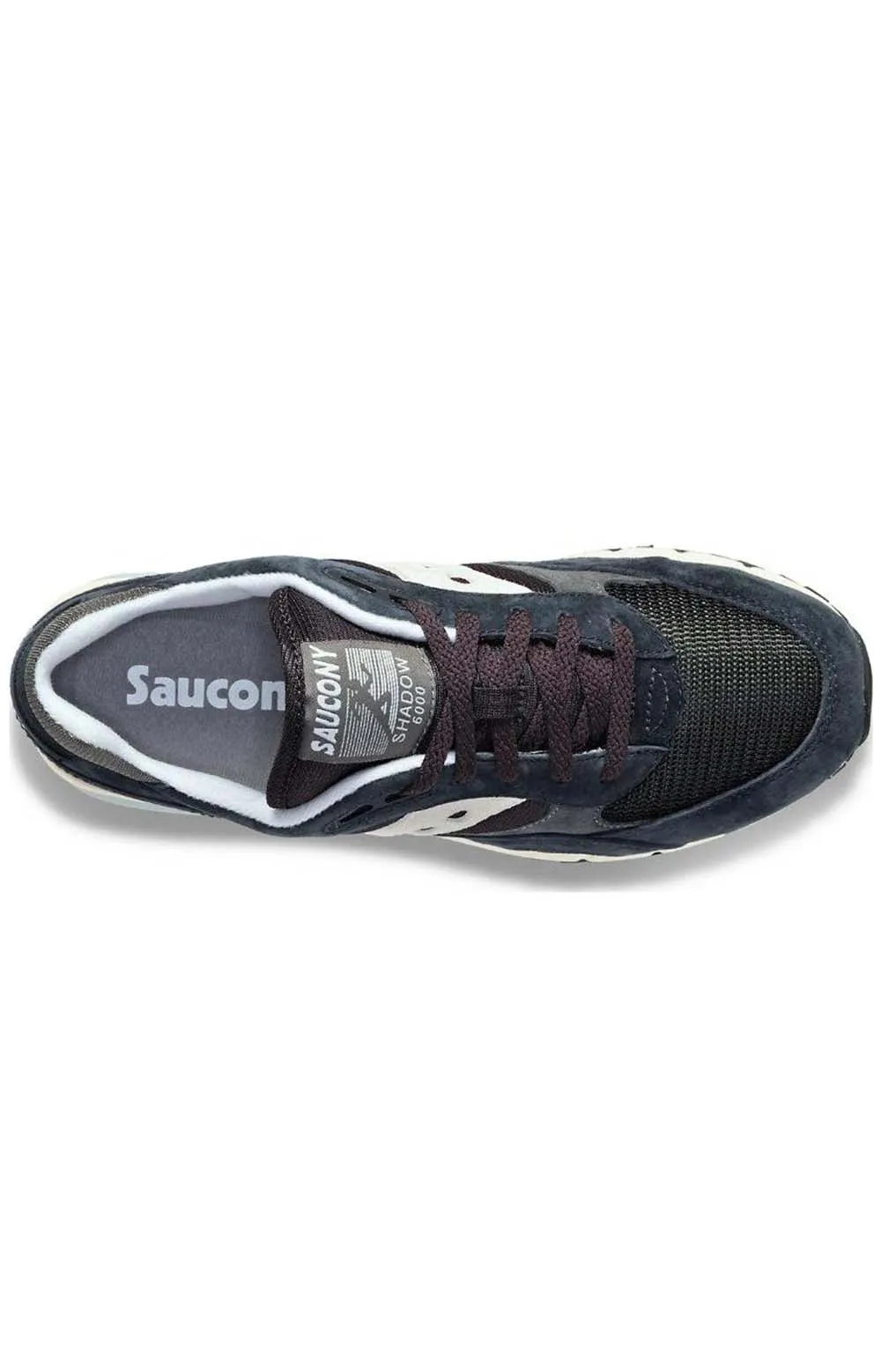 Saucony Shadow 6000 Retro Running Shoes - Navy and Grey