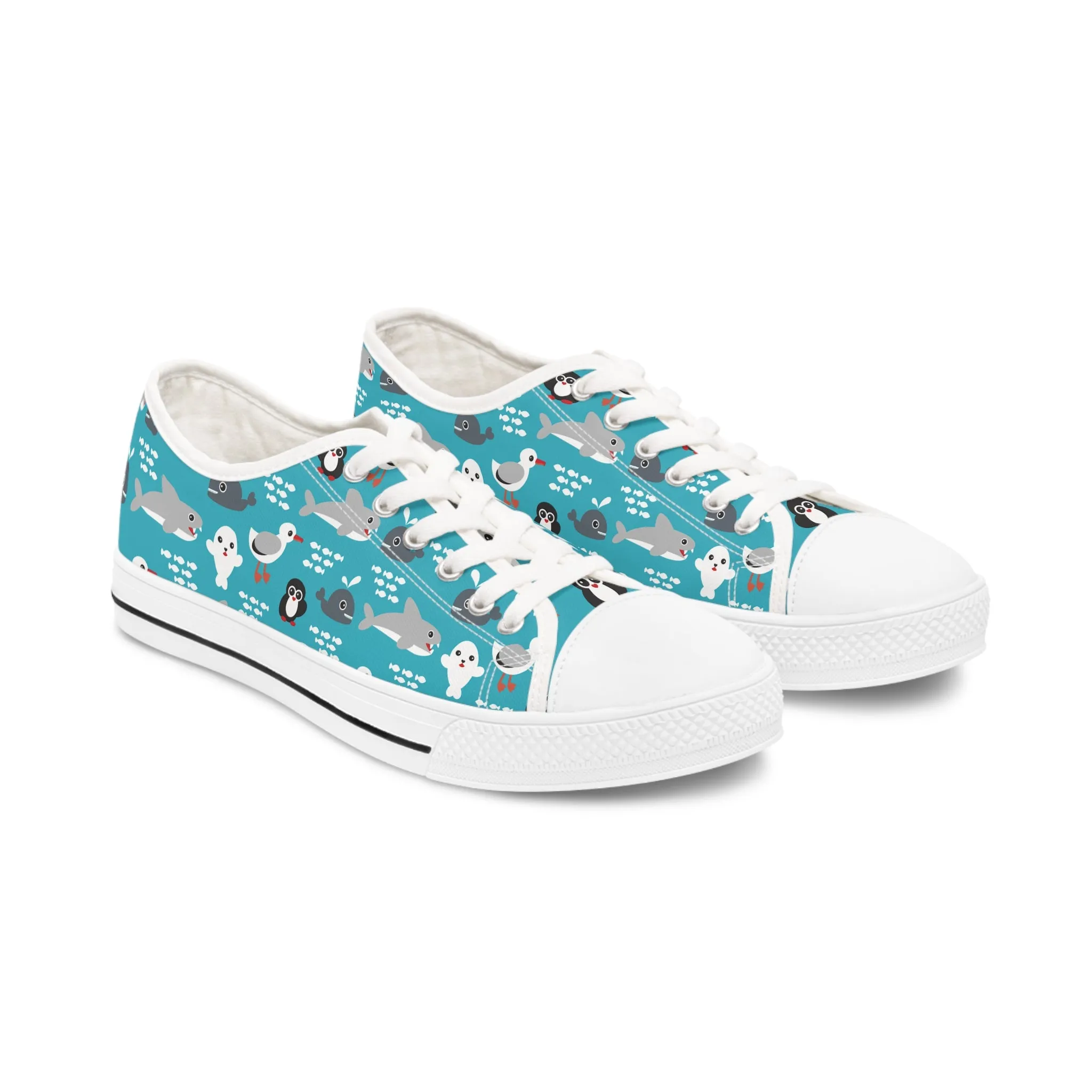 Sea Life Ocean Women's Low Top Sneakers