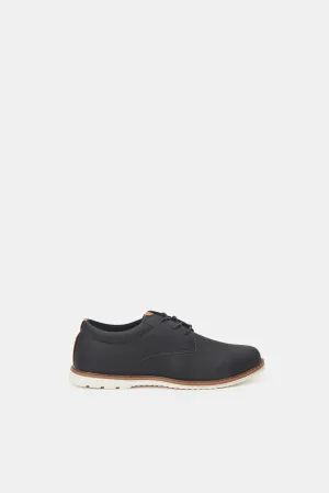 Senior Boys Black Lace Up Derby