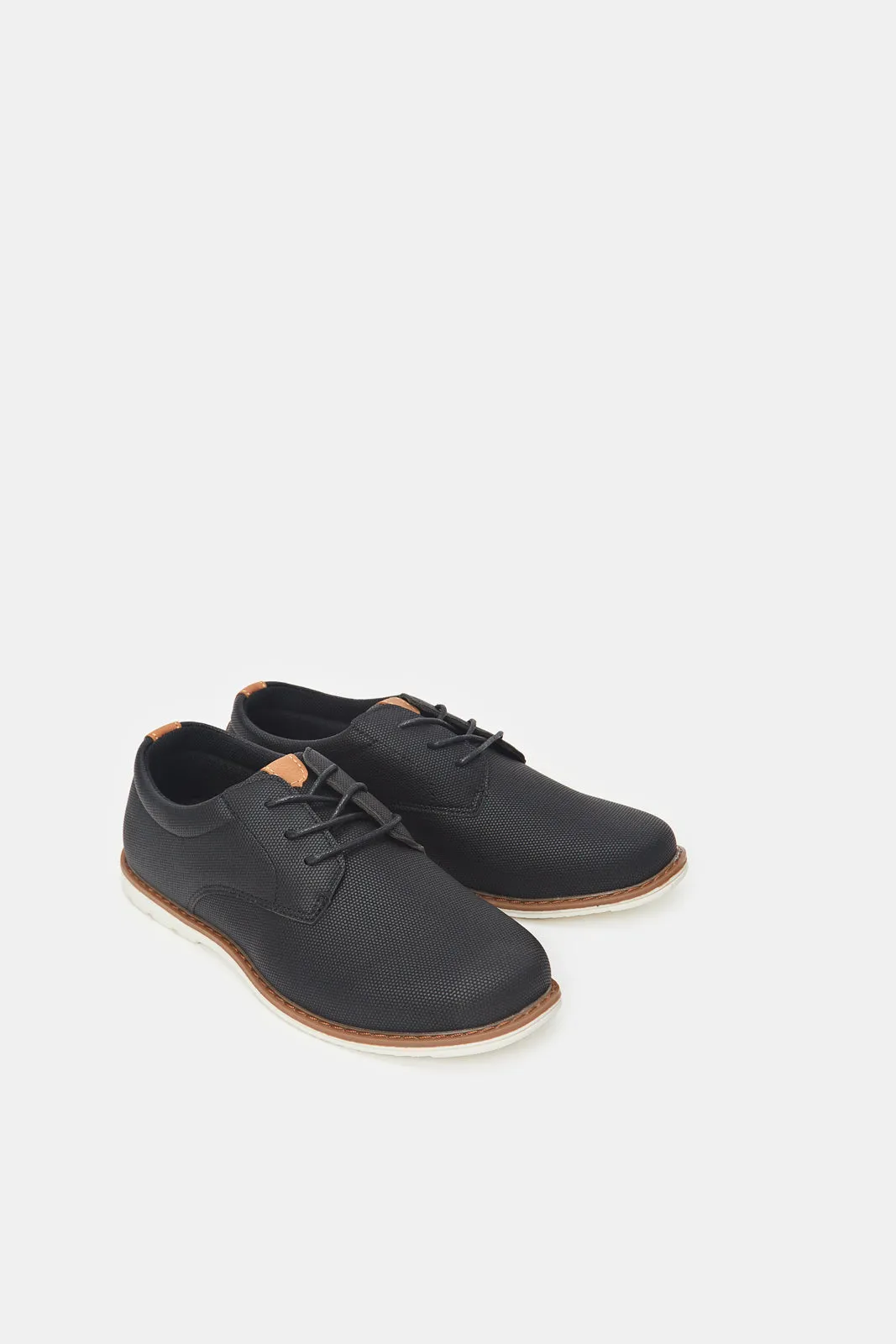 Senior Boys Black Lace Up Derby