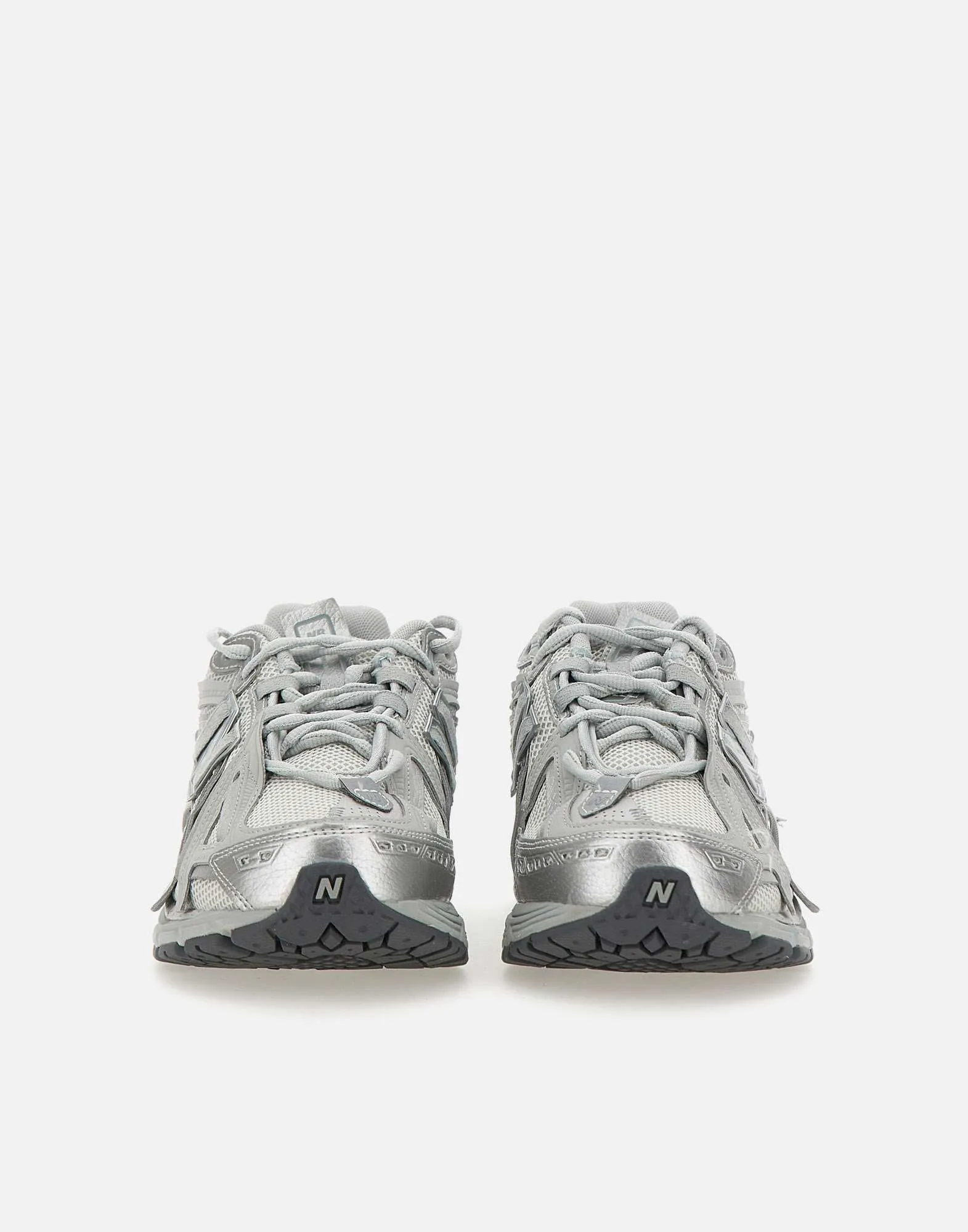 Silver Mesh Performance Sneakers