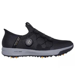 Skechers Slip Ins Elite Vortex Waterproof Spiked Shoes - Black/Grey