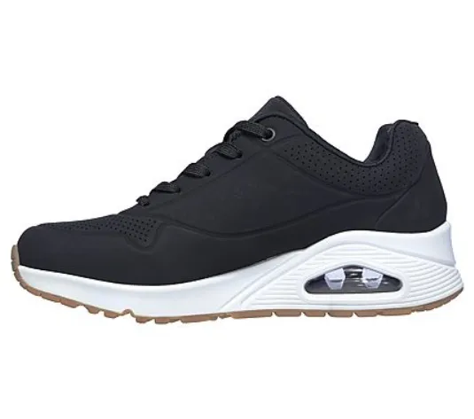 Skechers sneakers da donna Uno Stand On Air 73690 BLK nero