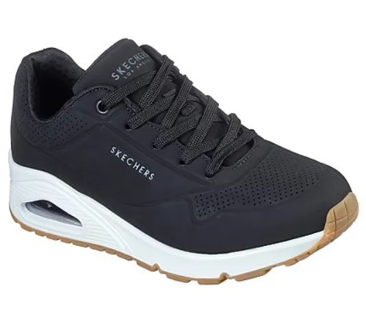 Skechers sneakers da donna Uno Stand On Air 73690 BLK nero