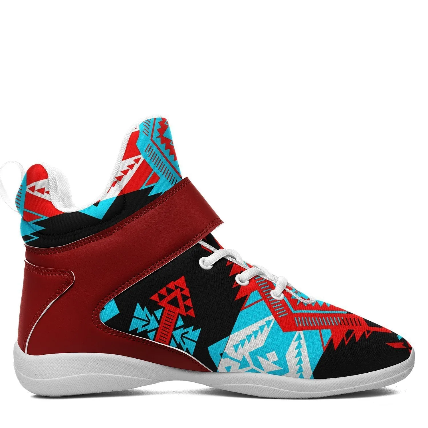 Sovereign Nation Trade Ipottaa Basketball / Sport High Top Shoes - White Sole