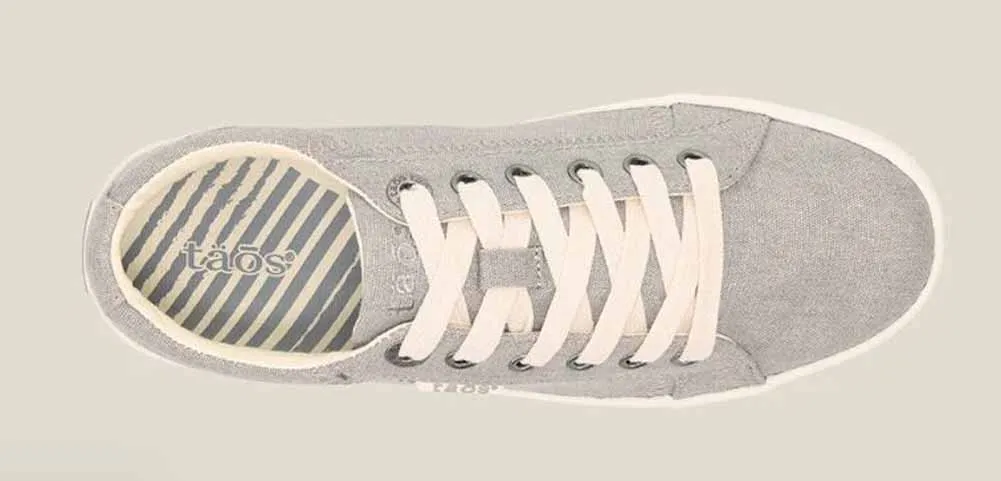 Star in Grey Washed Canvas by Taos Footwear