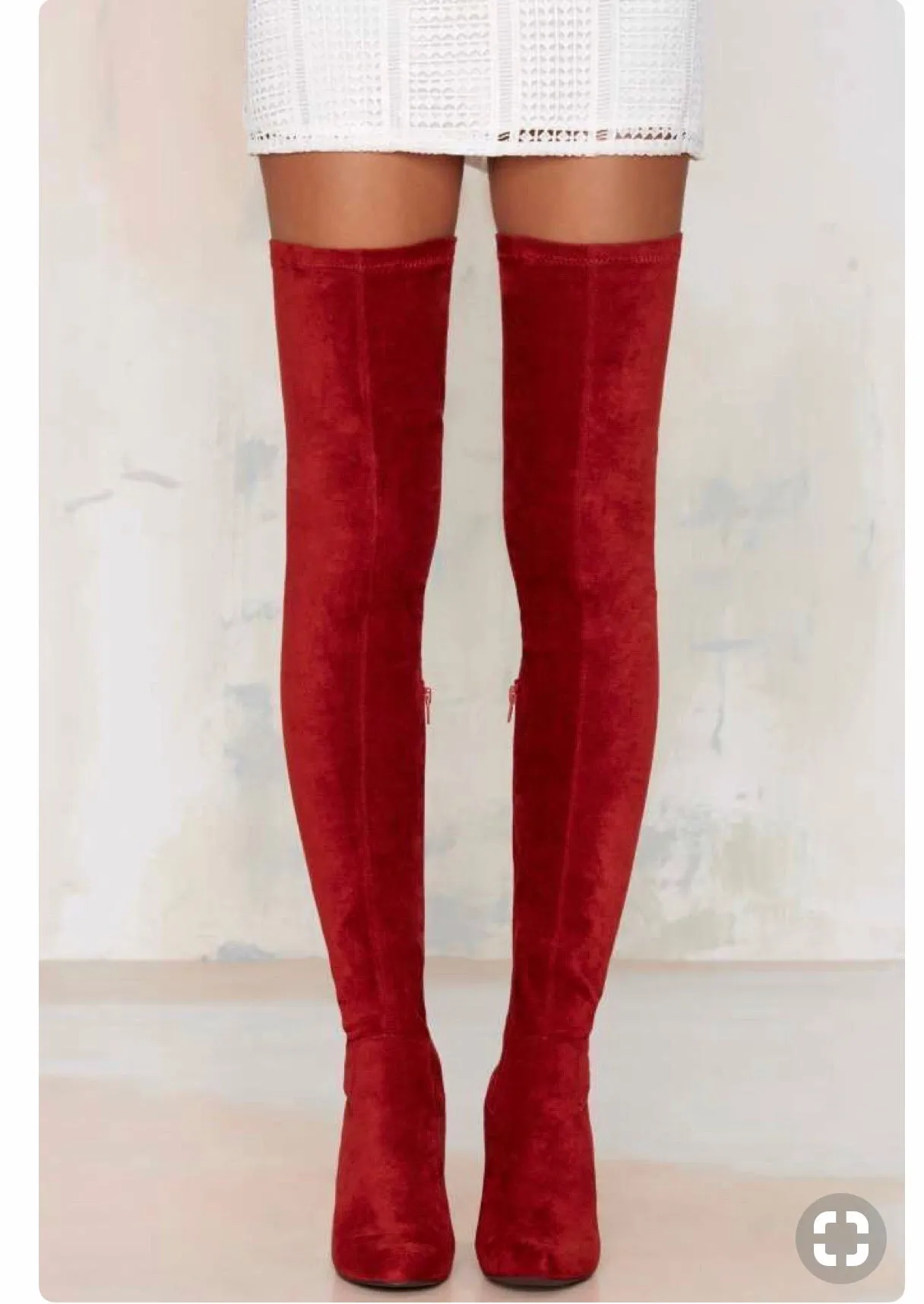 Stretch- Amanda thigh high boot