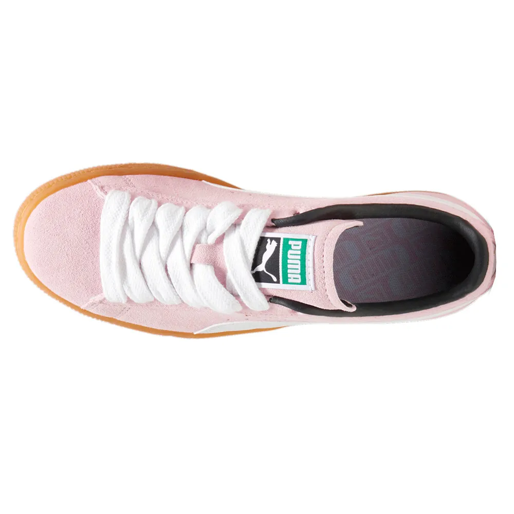 Suede Lace Up Sneakers