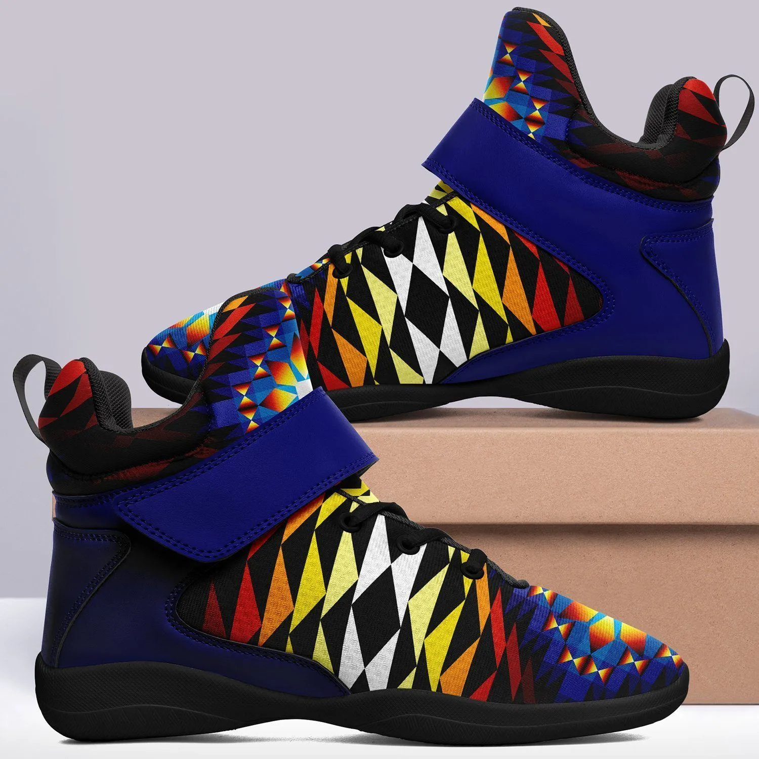 Sunset Blanket Ipottaa Basketball / Sport High Top Shoes - Black Sole