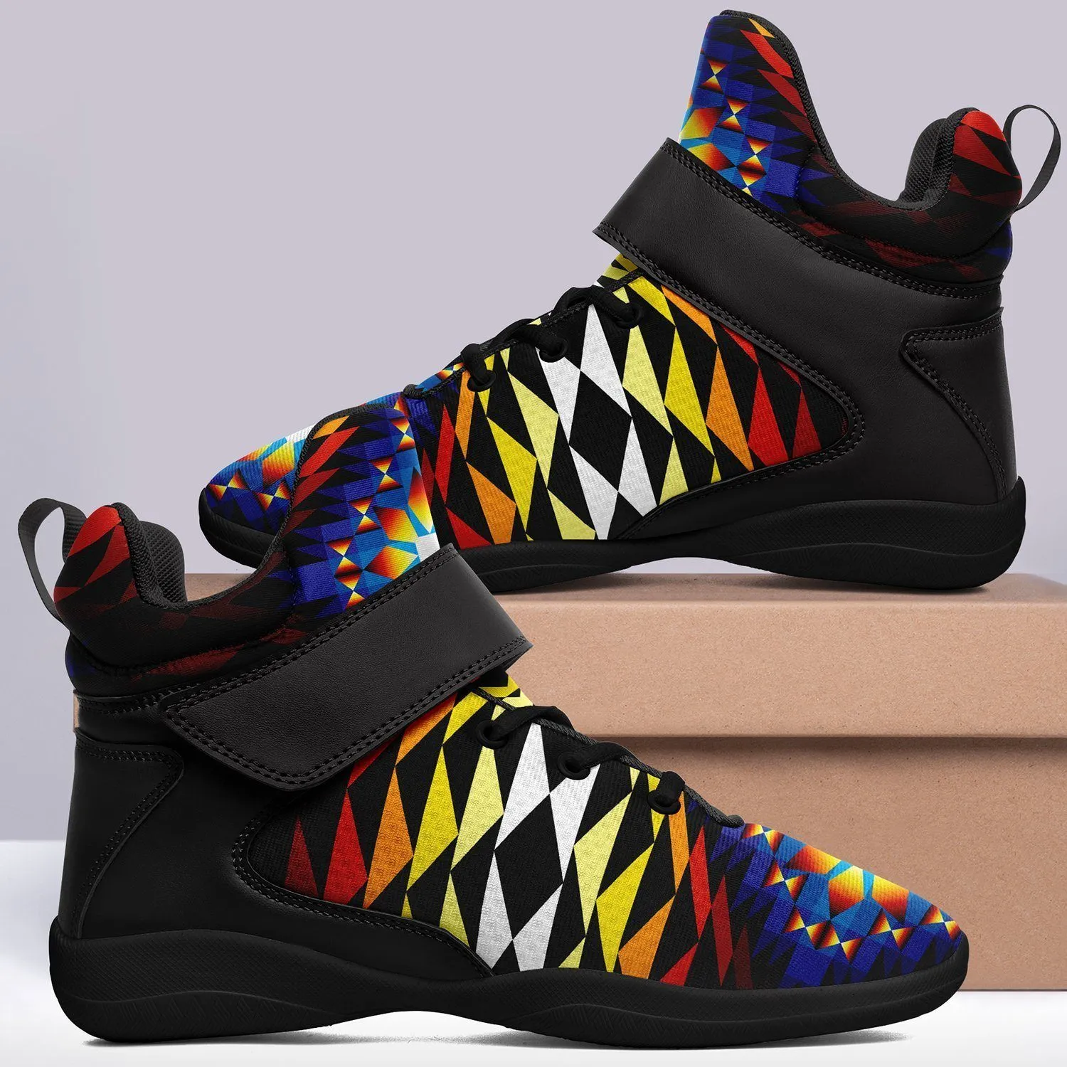 Sunset Blanket Ipottaa Basketball / Sport High Top Shoes - Black Sole