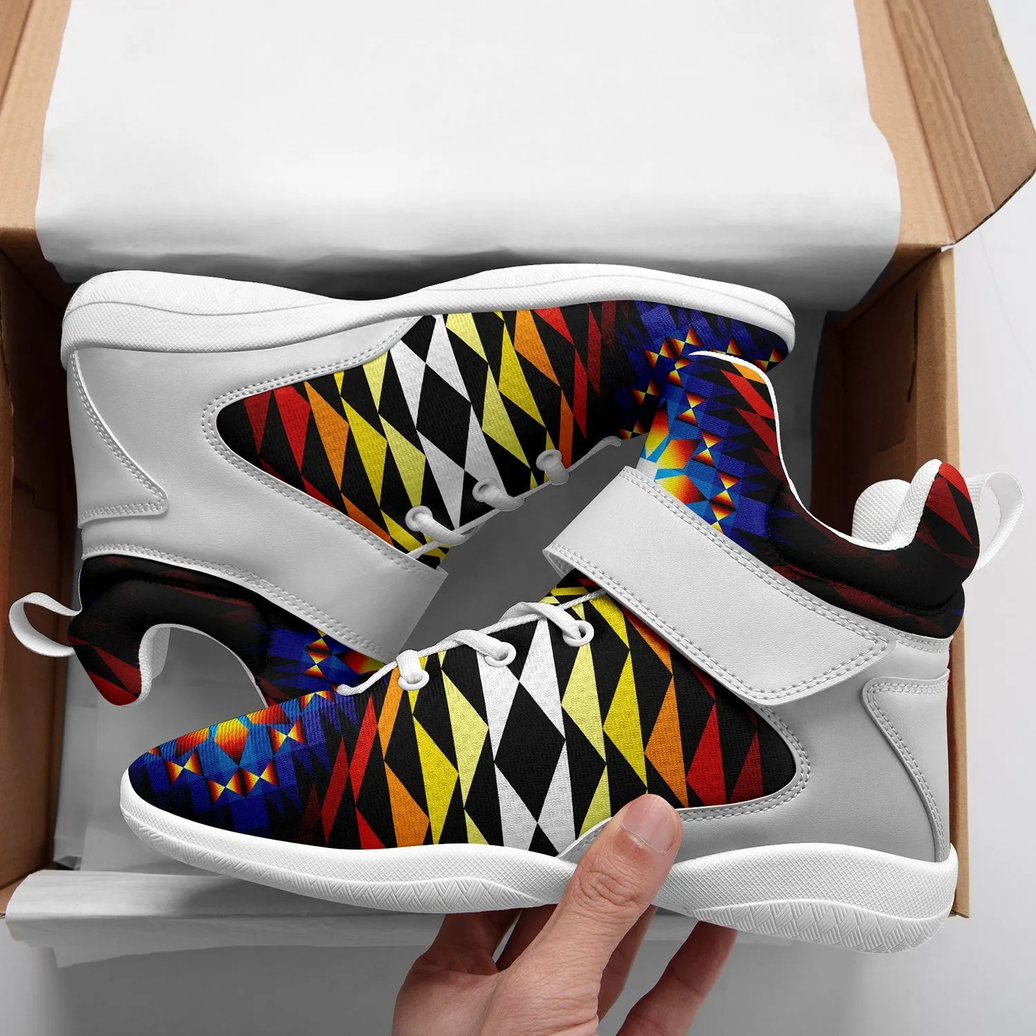 Sunset Blanket Ipottaa Basketball / Sport High Top Shoes