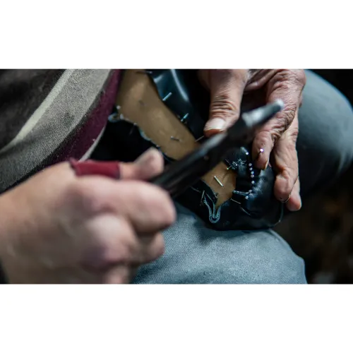 Tailor Made Handmade Two Tone Grey Suede & Dark Grey Leather Single Buckle Strap Monk Shoes