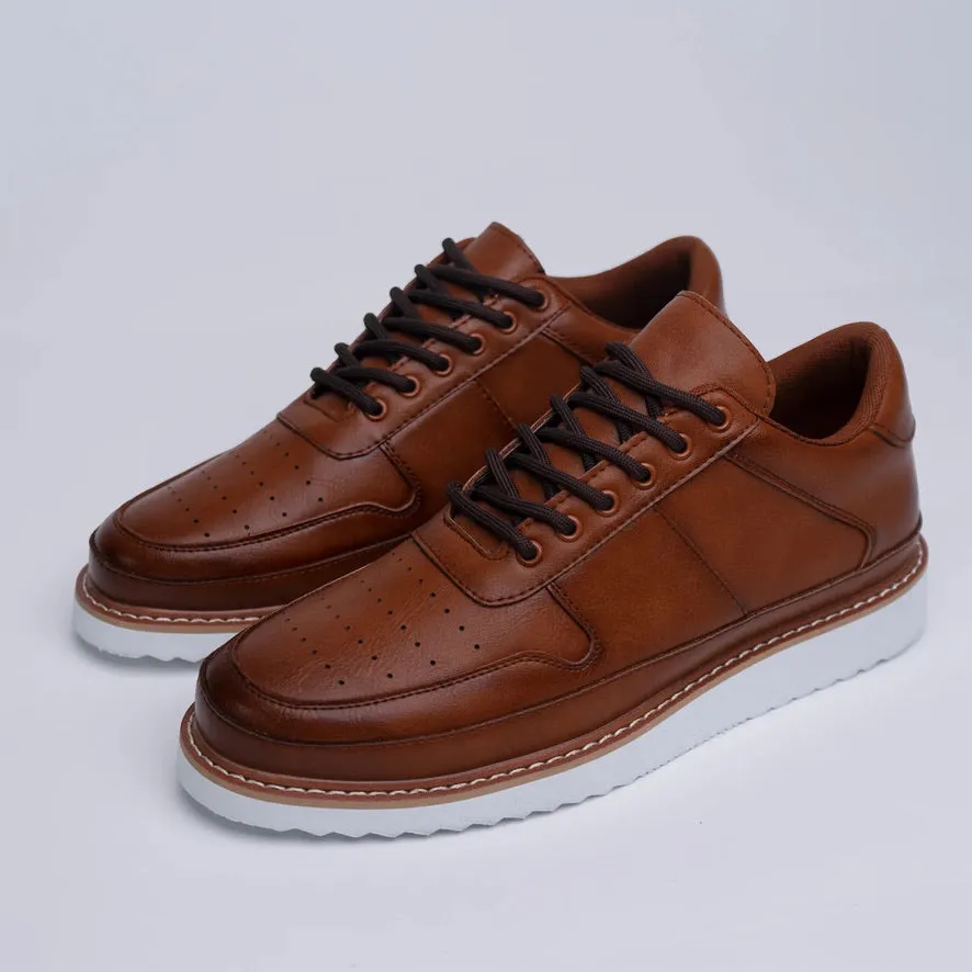 TAYNO: Blaze Low Top Leather Sneaker