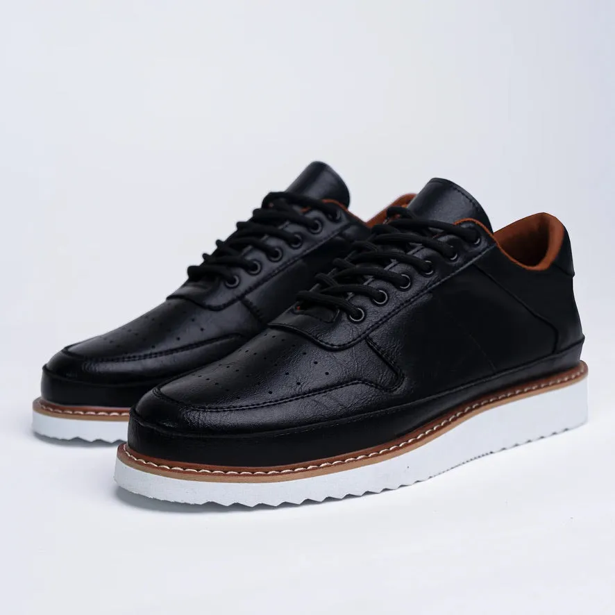 TAYNO: Blaze Low Top Leather Sneaker