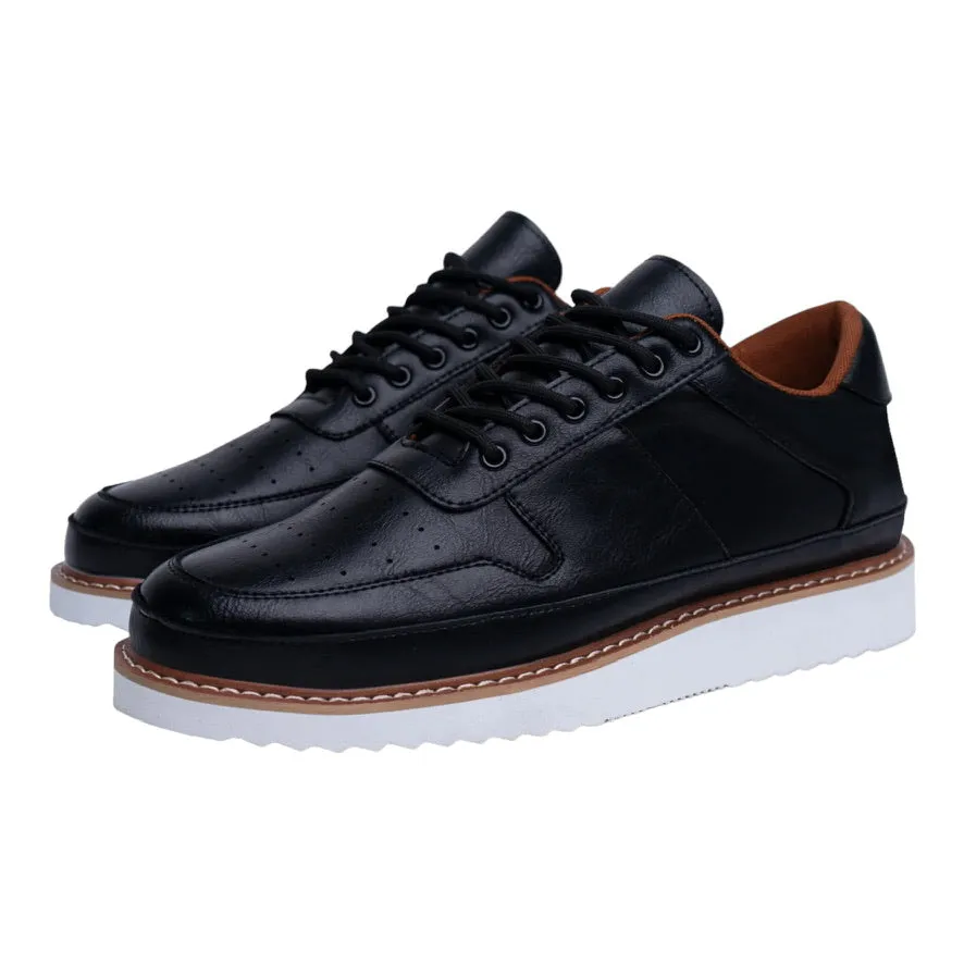 TAYNO: Blaze Low Top Leather Sneaker