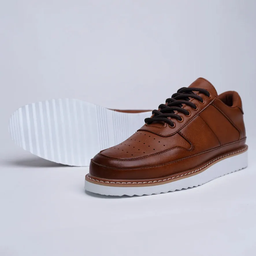 TAYNO: Blaze Low Top Leather Sneaker