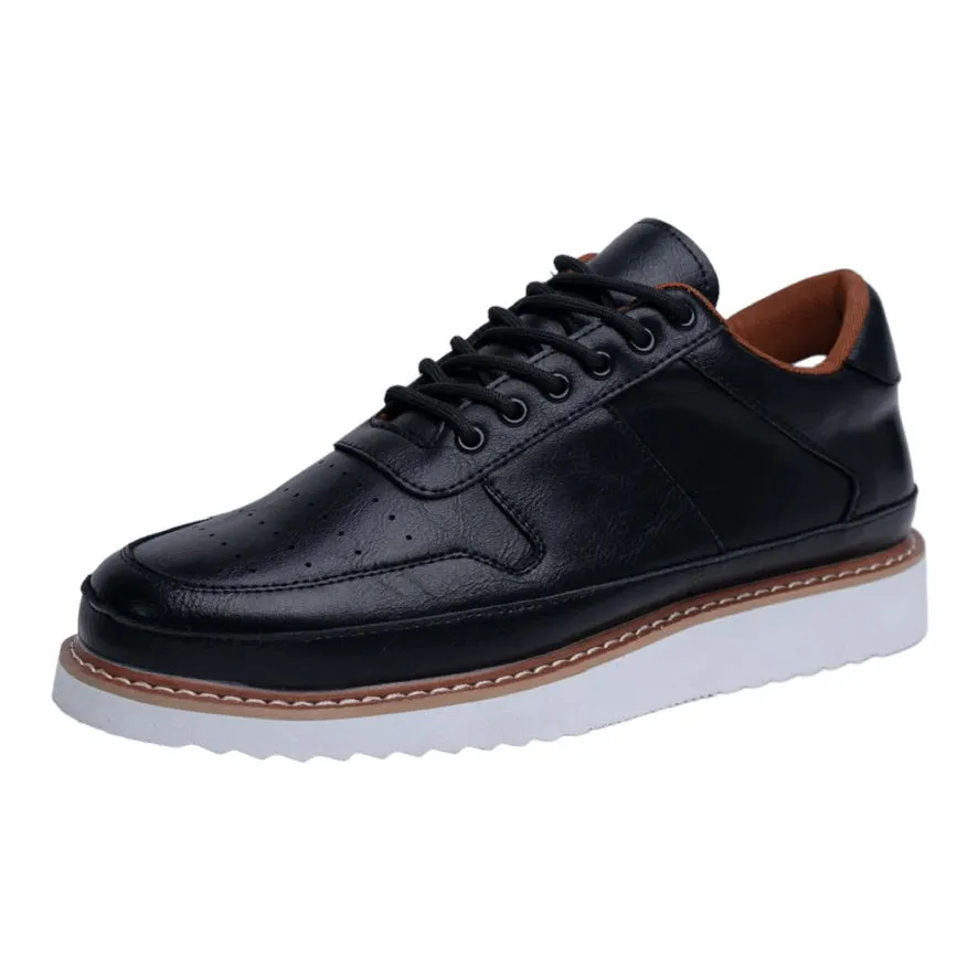 TAYNO: Blaze Low Top Leather Sneaker