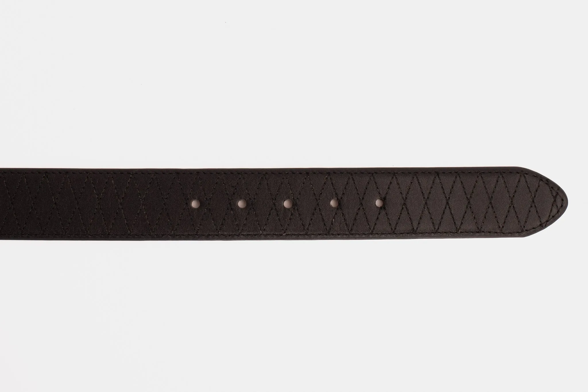 The Adler Black Leather Belt