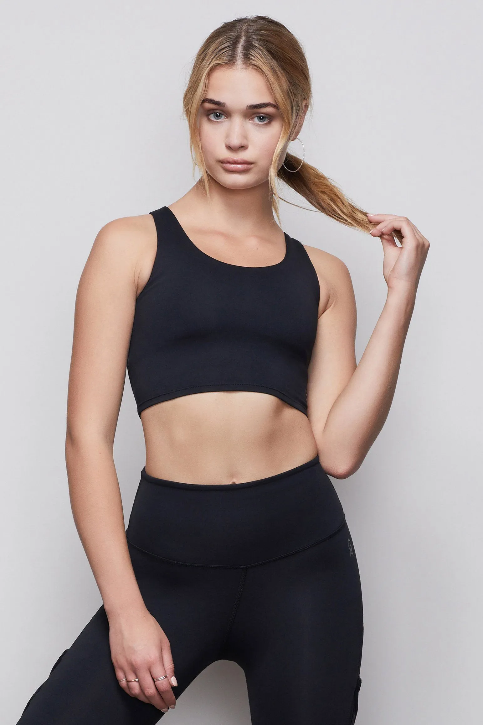 THE CRISS CROSS CROP TOP | BLACK001