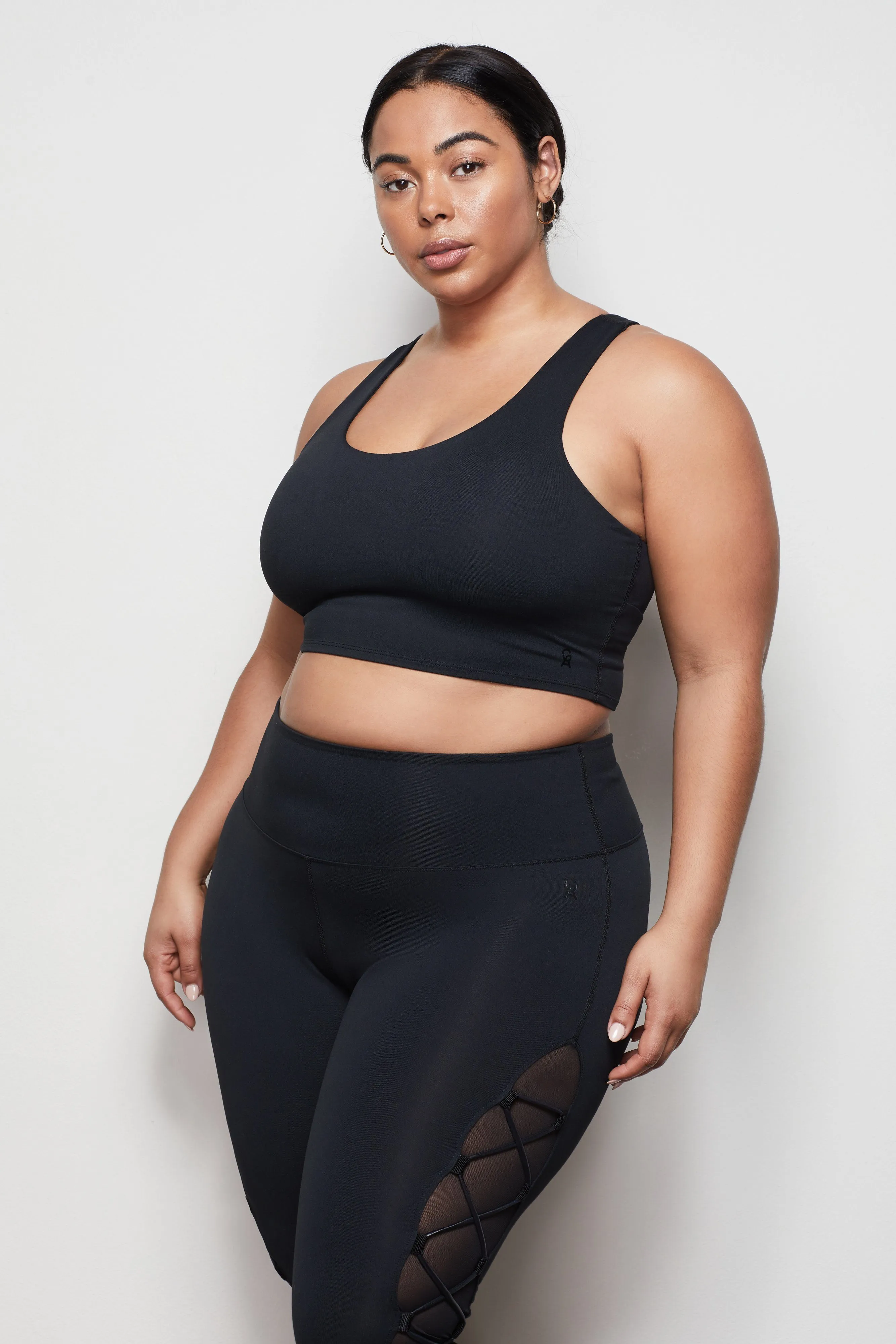 THE CRISS CROSS CROP TOP | BLACK001