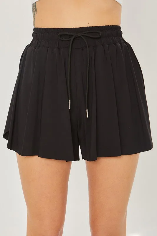 TWO IN ONE DRAWSTRING SHORTS