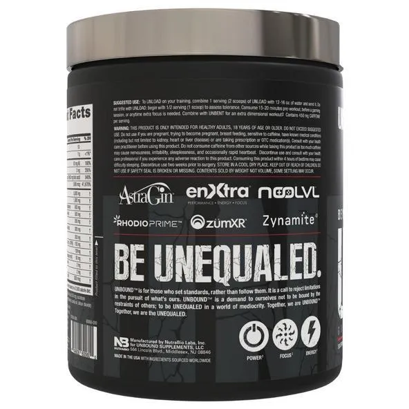 Unbound Unload Pre-Workout 20 Serving