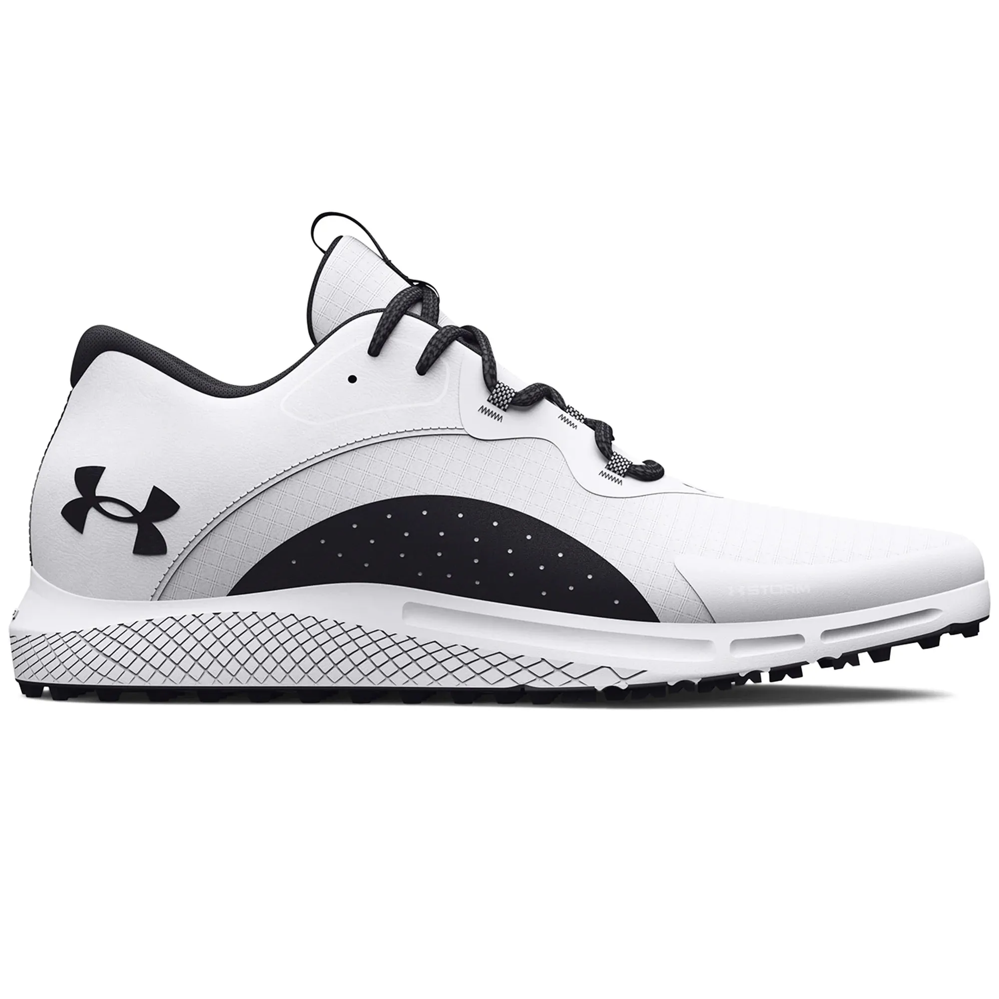 Under Armour Charged Draw 2 Spikeless Golf Shoes - White