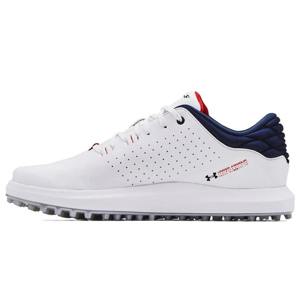 Under Armour Draw Sport SL Wide Golf Shoes - White