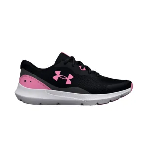 Under Armour Girls Trainer Surge 3 Black/Flamingo