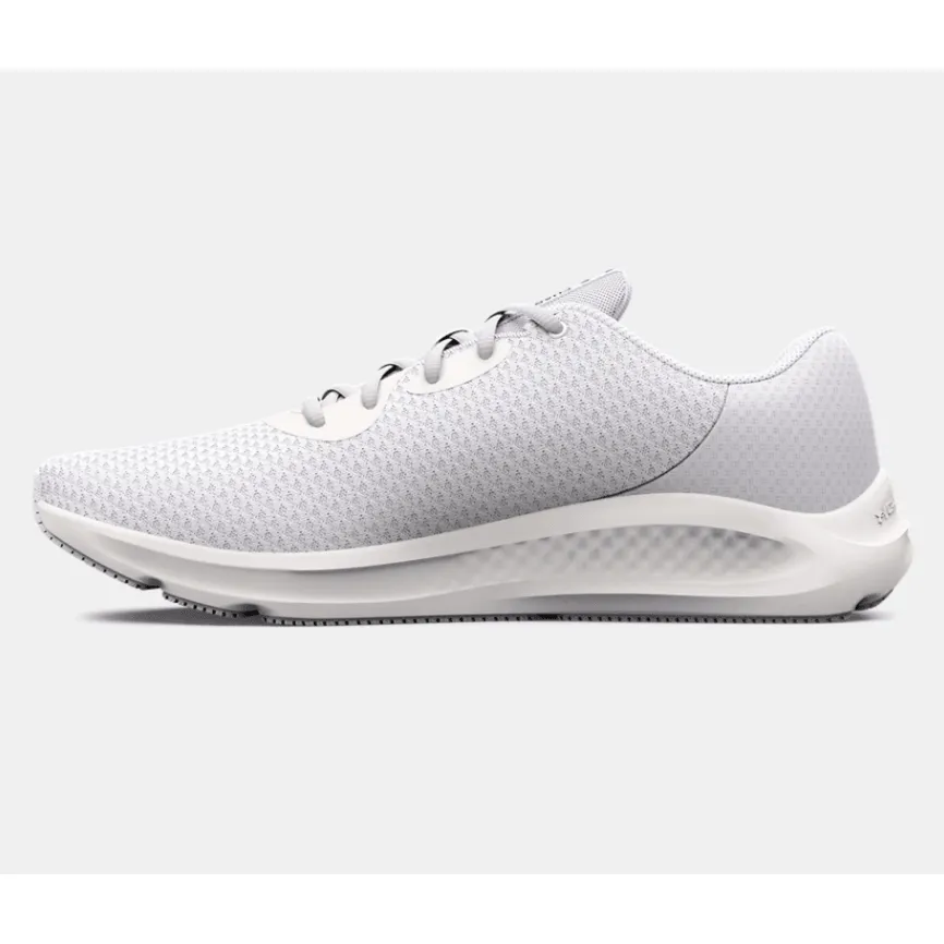 Under Armour Mens Trainer Charged Pursuit 3 White/Silver