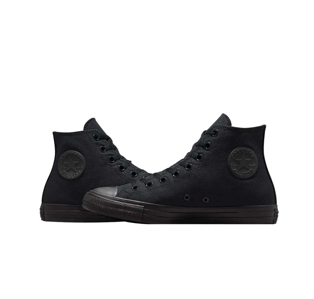 Unisex Converse Chuck Taylor All Star Classic High Top Black Monochrome Shoes