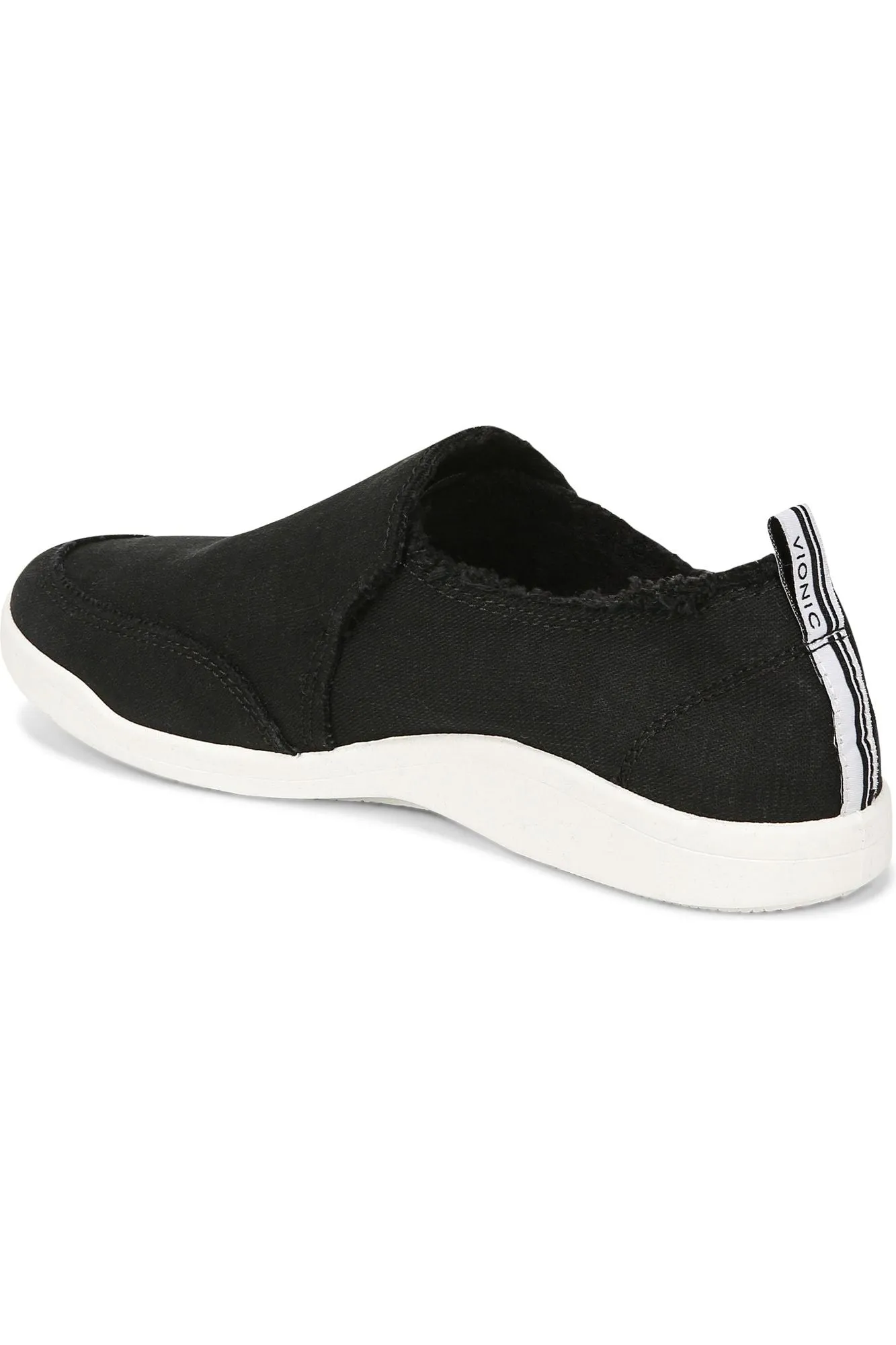 Vionic Canvas Slip-On Flat - Style Malibu BLK